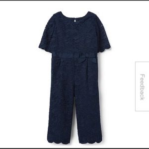 Janie and jack lace jumpsuit